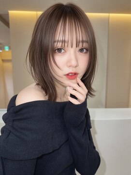 サンド ミュウ 横浜店(sand mieu) くびれボブ/レイヤーボブ/顔周り/韓国顔周りカット/ミディアム