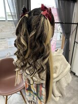 マリオヘアー 北本庄店 ハーフツインテール