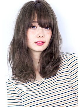 ヘアサロンガリカアオヤマ(hair salon Gallica aoyama) ☆ グレージュ & 毛束感 ☆小顔 オン眉ひし形シルエットsemi☆