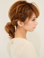 ヘアメイク フレンシア(hair make flencia)&nbsp;編み込みポニーテール