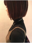 チェリーレッド_マニッシュショート,ネイビー,フレンチボブ