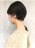タイトショート_厚めバングローライトスリークボブ_ba278904