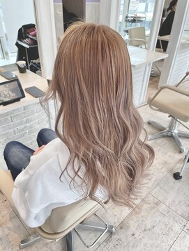 アンジェリカ JR奈良駅前店(ANGELICA) 【ANGELICA 東　玲那】ハイトーンピンクベージュ