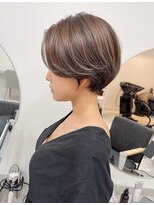 前髪カール/ネオシースルーバング/くびれボブ［銀座］