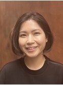 襟元スッキリ/前下がりボブ/20代/30代/40代