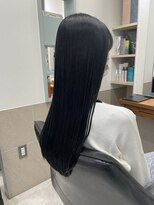 トゥーリ 薬院店(tuuli)&nbsp;tuuli miyu ナチュラルブルーブラックロング/黒髪/髪質改善