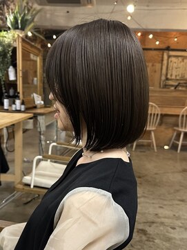 ウィークエンド(WEEKEND) オリーブグレージュ【カット+Wカラー+トリートメント13800円】