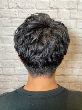 銀座マツナガ 新宿野村ビル店 ツーブロックパーマスタイル