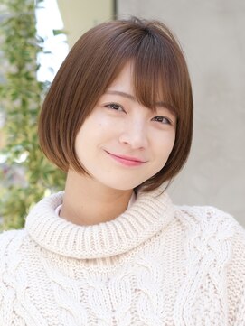 ミラリー トウキョウ(Mirareee Tokyo) 20代30代40代◎小顔前髪ショートボブグレージュカラー新宿代々木