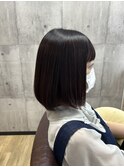 艶のある可愛いボブにする為の髪質改善
