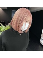 ウィリーベル 沖縄(WILLIE BELLE)&nbsp;韓国ボブハイトーンピンク