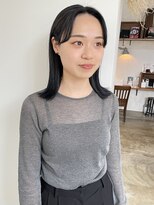 ヘアーアイストゥーレ(HAIR ICI TRE)&nbsp;暗髪カラー 前髪2wayバング担当渡辺聖