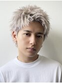 ベリーショートハイトーンカラー金髪