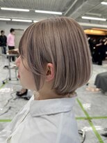 インパークス 西新井店(INPARKS)&nbsp;ショートボブ/ハイトーン/ピンクベージュ