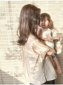 ママさんにおすすめ外ハネレイヤーミディアッシュピンク自由が丘