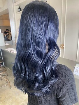 セプト 天神大名(SEPT.) ブルーグレー 韓国風 アッシュカラー ダブルカラー ブリーチ