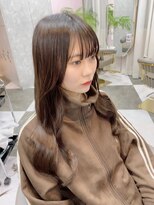 ガルボ ヘアー(garbo hair) プルエクステ 10代 20代 30代 馴染ませエクステ ブラウン