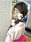 袴+ヘアアレンジ