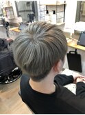 ブリーチカラー×シルバーベージュ