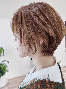 エスト 幕張本郷(est.) イメチェン/前髪/クールショート/ピンクベージュ/丸みショート