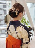 袴着付け/卒業式着付け/袴ヘアセット/袴ヘアアレンジ/卒業式ヘア
