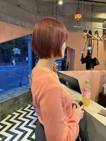 リアド(.RIAD)&nbsp;ピンクベージュ×ショートボブ