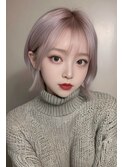 #韓国風#レイヤー#顔まわり#ブリーチなしダブルカラー#髪質改善