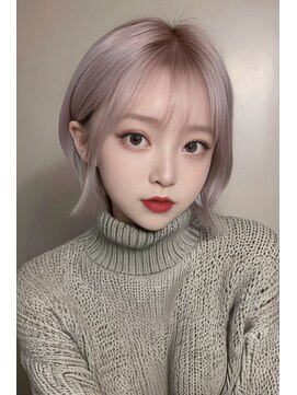 ソア バイ リコヘアーうるま(SOAR by lico hair Uruma) #韓国風#レイヤー#顔まわり#ブリーチなしダブルカラー#髪質改善