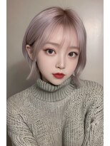 ソア バイ リコヘアーうるま(SOAR by lico hair Uruma) #韓国風#レイヤー#顔まわり#ブリーチなしダブルカラー#髪質改善