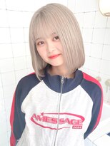 フウ(fuh)&nbsp;white beige color/ホワイト/ホワイトベージュ/ブリーチカラー