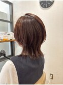 大人可愛い20代30代ネオウルフ＊くびれ＊ミディアムレイヤー