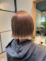 リペ(ripe)&nbsp;ミニボブ×ミルクティーベージュ(ブリーチ有り)