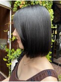 髪質改善ボブ暗髪20代30代◎Aina