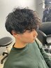 【メンズ限定】カット+ツイストorデザインスパイラルパーマ＋3stepTR付き