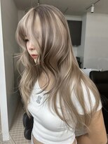 ペレ アネックス 大阪梅田茶屋町店(PELE ANNEX) くびれヘア/アプリコットオレンジ/夏のヘアアレンジ/梅田