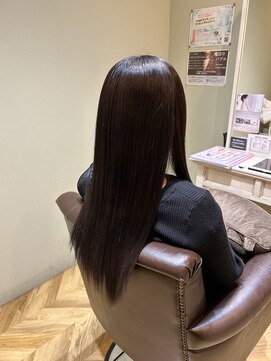 エマヘアーアトリエ 大在店(Emma hair Atelier) 髪質改善カラー×ブリーチ毛でも手触り◎