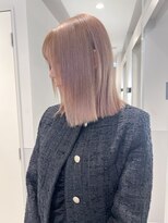 リノ(RLINO)&nbsp;【名古屋/栄】ボブカット/ブリーチ/ミルクティーベージュ