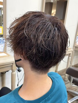 クラゲヘアー/小顔/ココアベージュ/オリーブグレー/中村