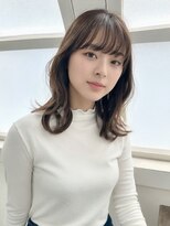 エルブロッサム 北上尾店(L-Blossom)&nbsp;30代40代◎冬に似合うグレージュ巻き髪ミディアム×美髪