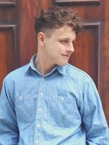 ジジバイワースホワイル(jiji by WORTH WHILE) リバースセンターパート刈り上げセンターパートサーフカール