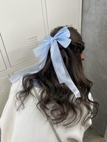 ウリ 横浜(uli) 【arin指名限定】ハーフアップヘアアレンジ