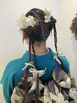 キッカ(kicca) 【kicca】成人式/カチモリ/成人式ヘア/個性派カチモリ