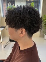 ラ ポルト ドゥ サワ(La Porte de SAWA)&nbsp;センターパート×シャドウパーマ