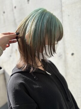 エルフレームバイワンラヴェスト(L'FLAME by one Lovest) ミントグリーン/ルーツカラー/長野駅L'FLAME