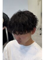 オーシャントーキョー 仙台(OCEAN TOKYO)&nbsp;ツイストスパイラルマッシュ刈り上げツーブロックメンズパーマ