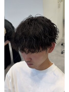 オーシャントーキョー 仙台(OCEAN TOKYO) ツイストスパイラルマッシュ刈り上げツーブロックメンズパーマ