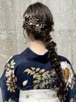 ザザ ZA/ZA 神楽坂 サイド編みおろしヘア