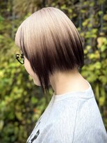 ディーカヘアーセンダイ(Di KA HAIR sendai) ホワイトベージュ×ブラウンルーツカラー