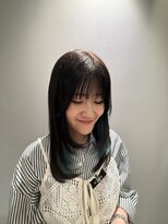 ファム 楽々園店(femme) 顔周りレイヤー×イヤリングカラー
