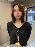 レイヤーカット顔まわりレイヤーレイヤーボブ